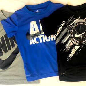 BOYS SIZE 7/LARGE NIKE TEE BUNDLE